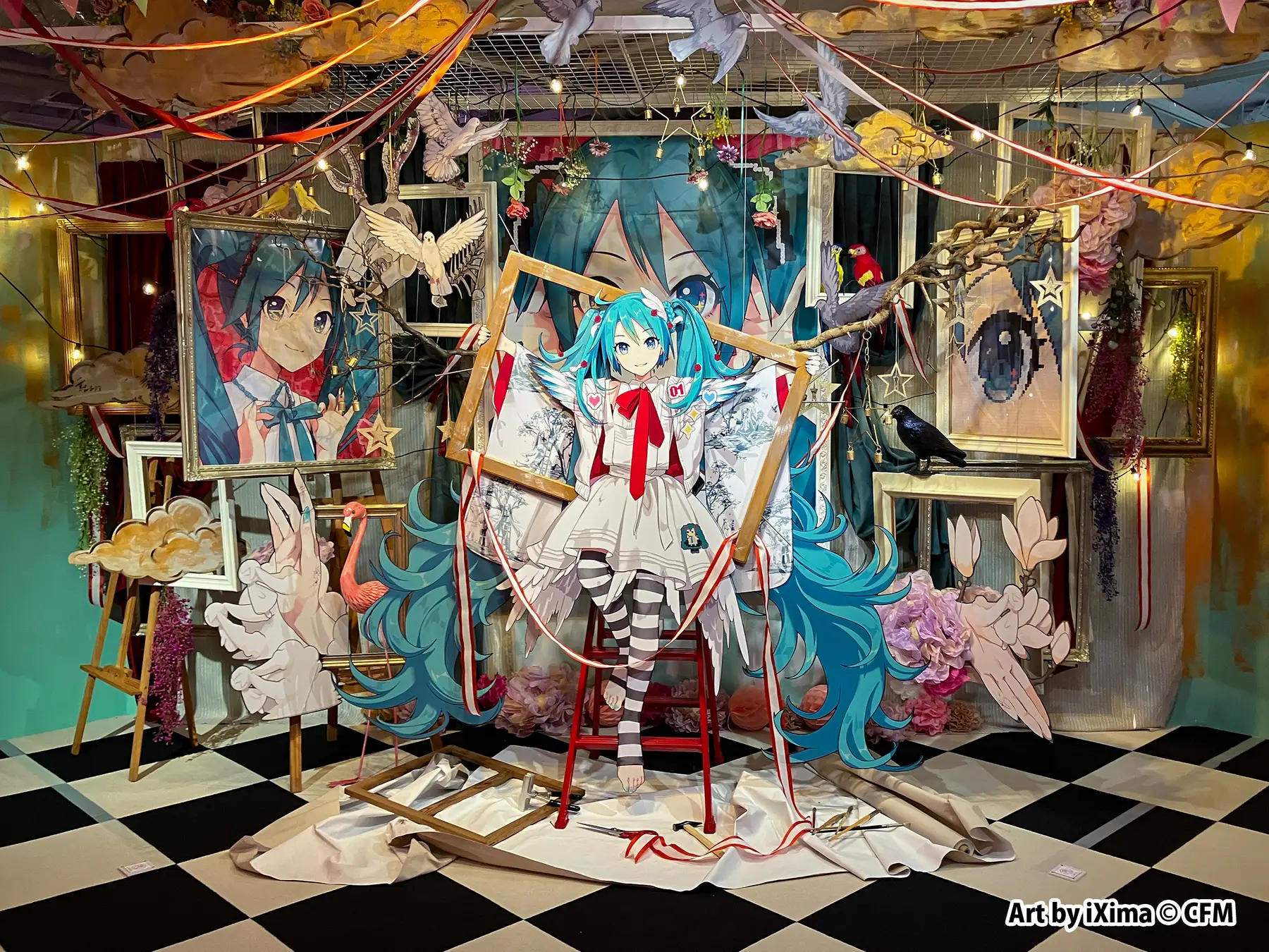 デジタルとアナログの境目が溶ける5つの部屋。「初音ミクとEko iXimaの